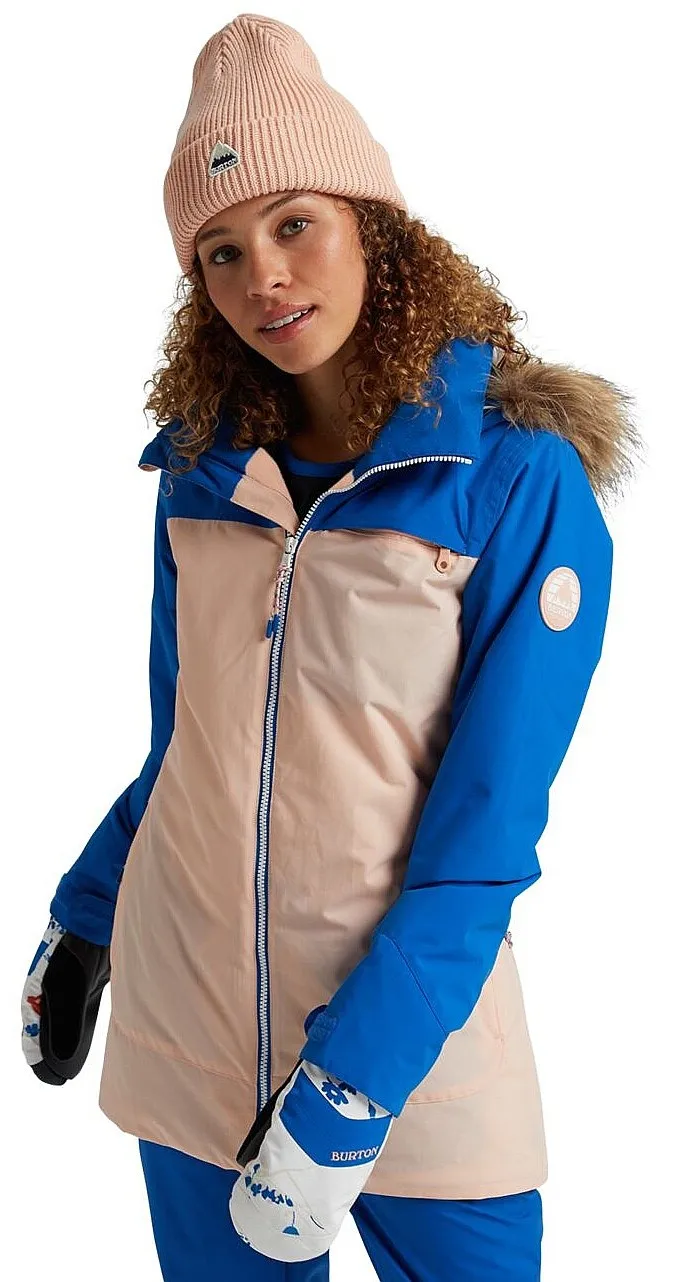 jacket Burton Lelah - Lapis Blue/Peach Melba - women´s