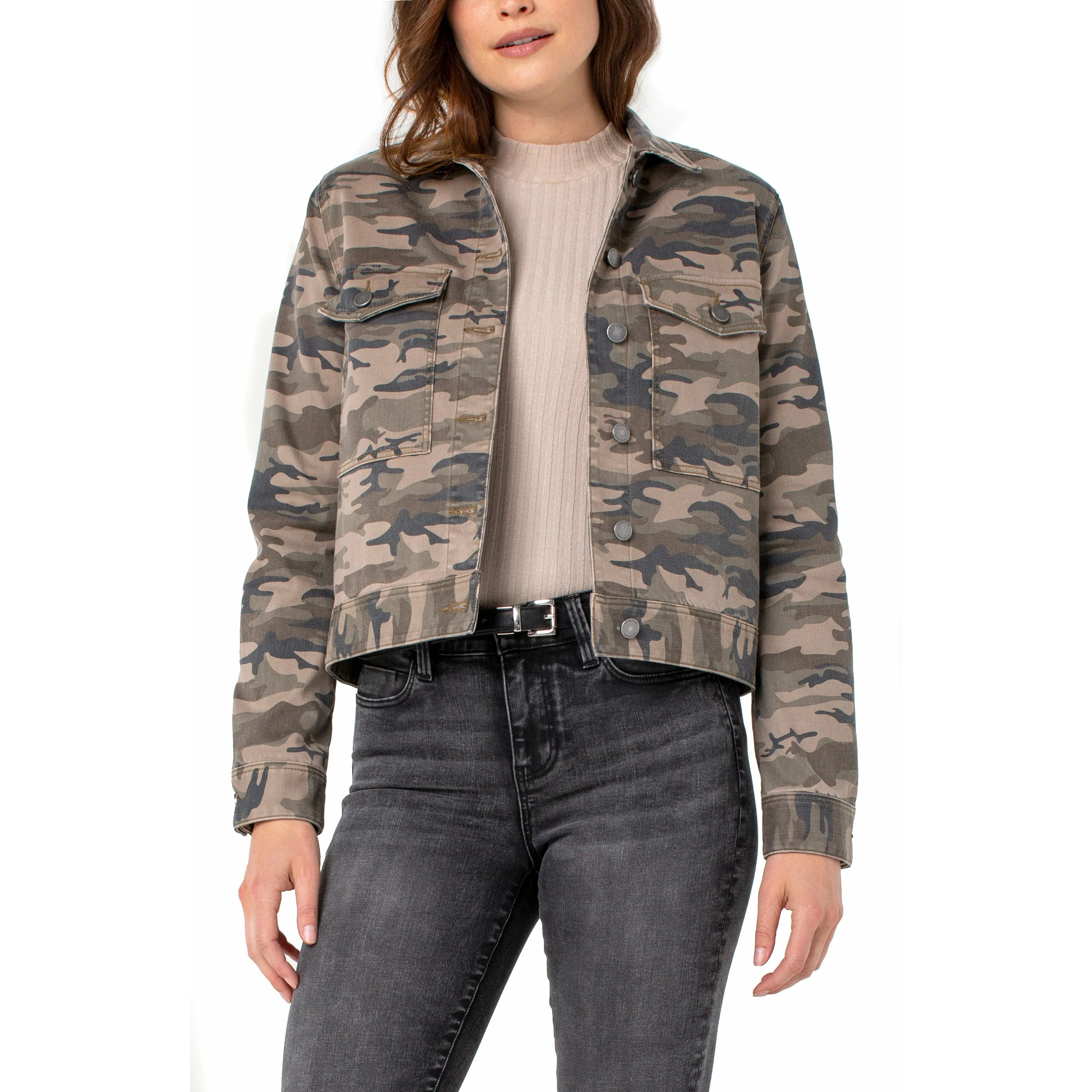 Jacket with Patch Pockets