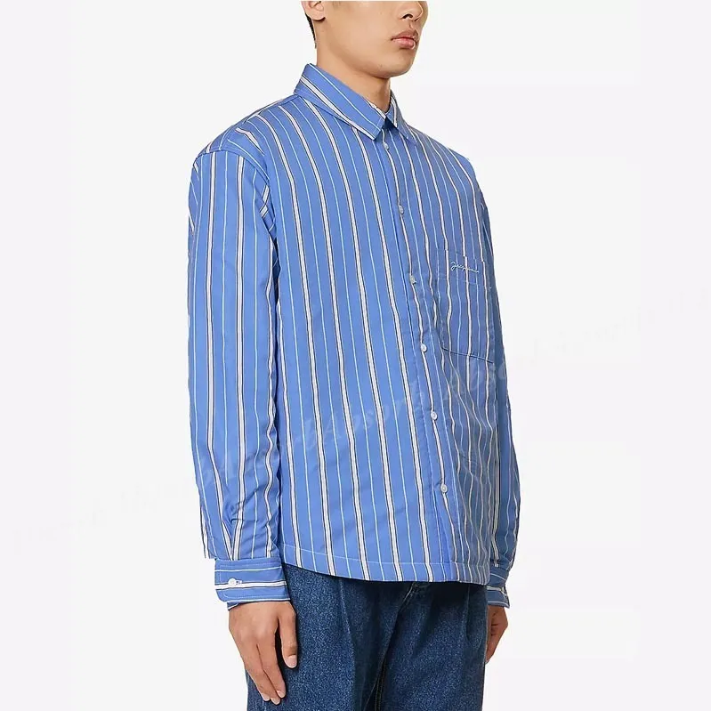 JACQUEMUS  |Stripes Street Style Long Sleeves Cotton Shirts