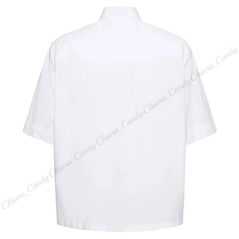 Jil Sander  |Plain Cotton Short Sleeves Designers Shirts