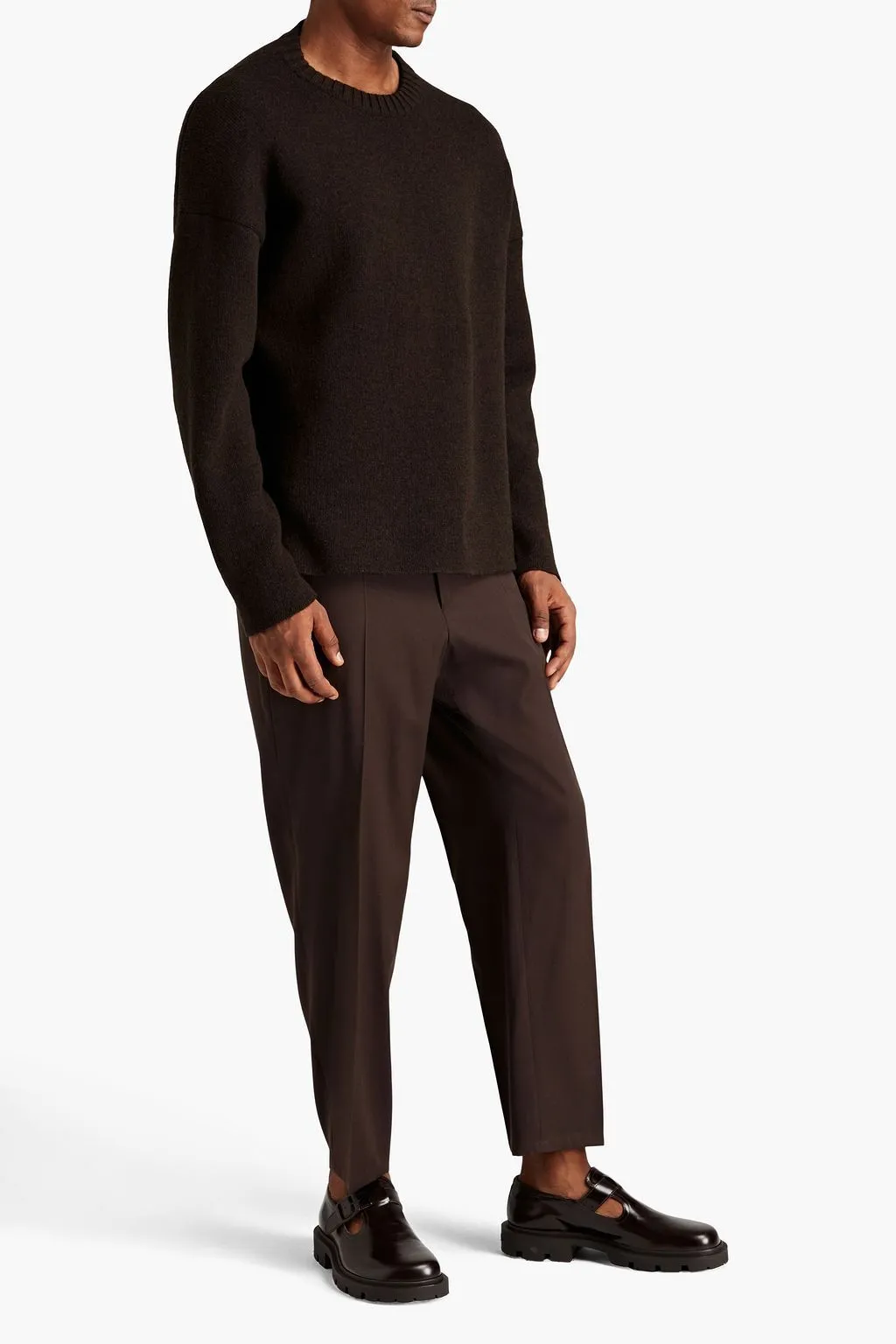 Jil Sander  |Wool Nylon Street Style Long Sleeves Designers Sweaters