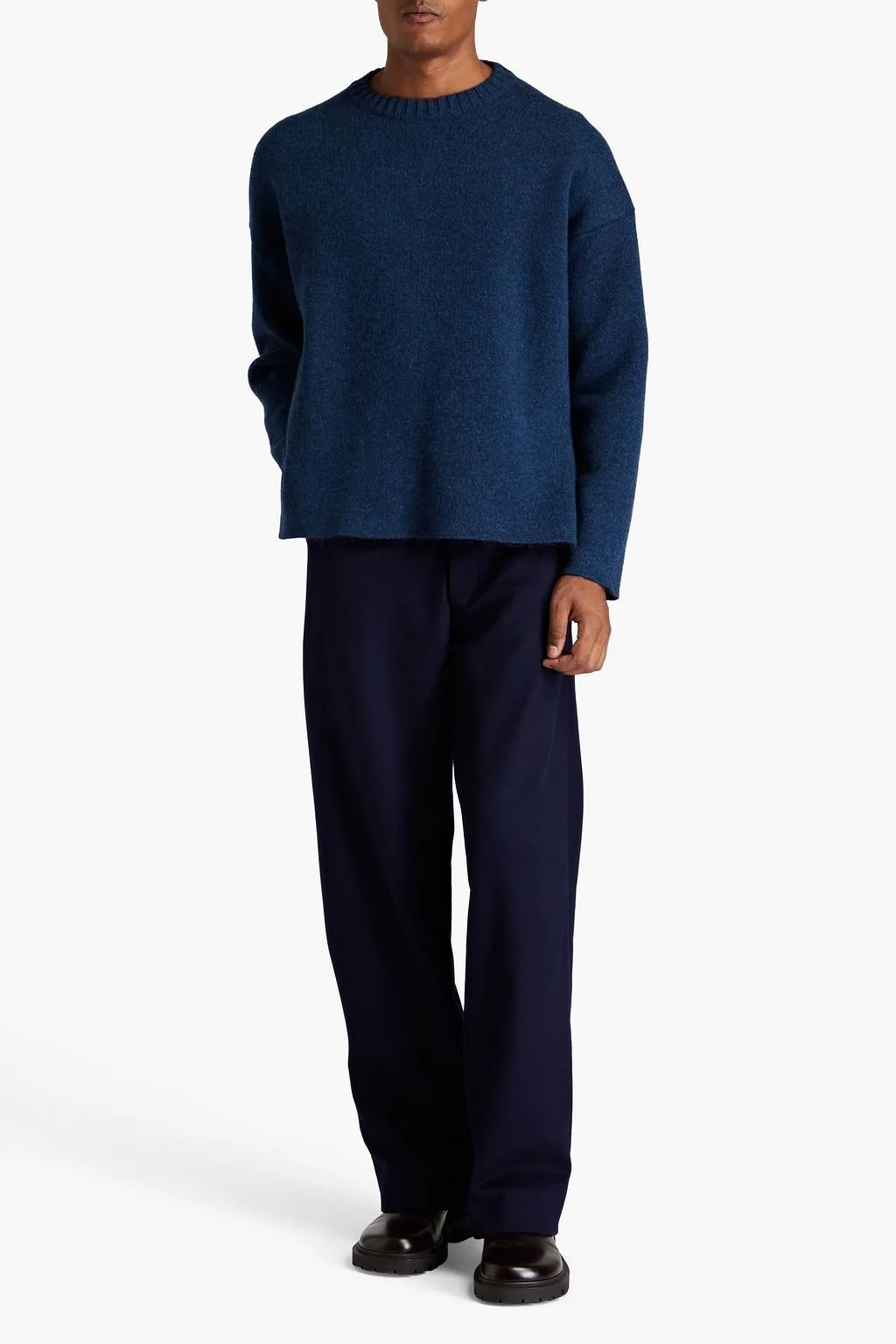 Jil Sander  |Wool Nylon Street Style Long Sleeves Designers Sweaters