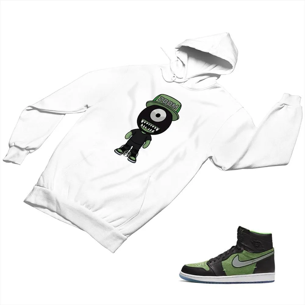 Jordan 1 Black Green Matching Custom Designed Hoodies JD 1-70-1