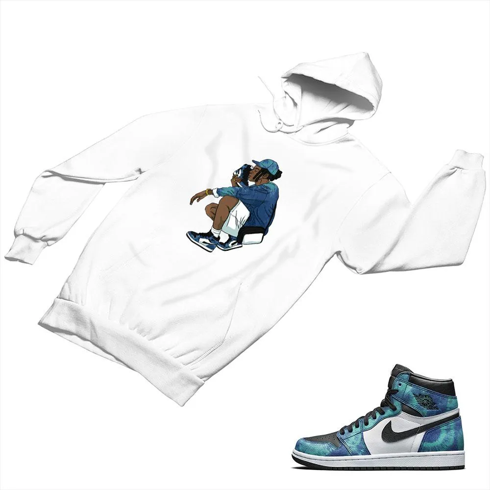 Jordan 1 Tie-Dye Matching Custom Designed Hoodies JD 1-69-13