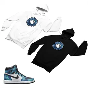 Jordan 1 Tie-Dye Matching Custom Designed Hoodies JD 1-69-4