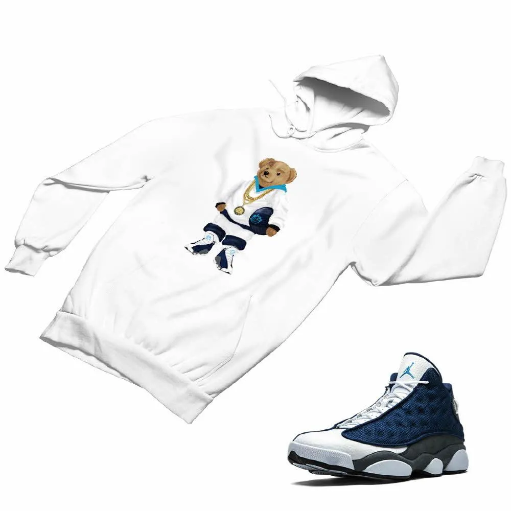 Jordan 13 flint grey Matching Custom Designed Hoodies JD 13-18-11