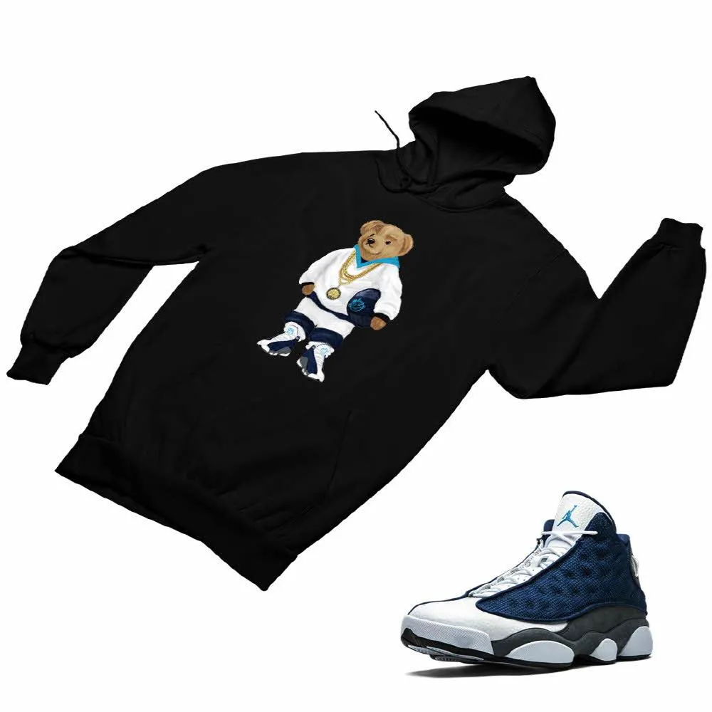 Jordan 13 flint grey Matching Custom Designed Hoodies JD 13-18-11