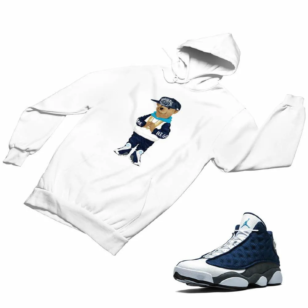 Jordan 13 flint grey Matching Custom Designed Hoodies JD 13-18-16