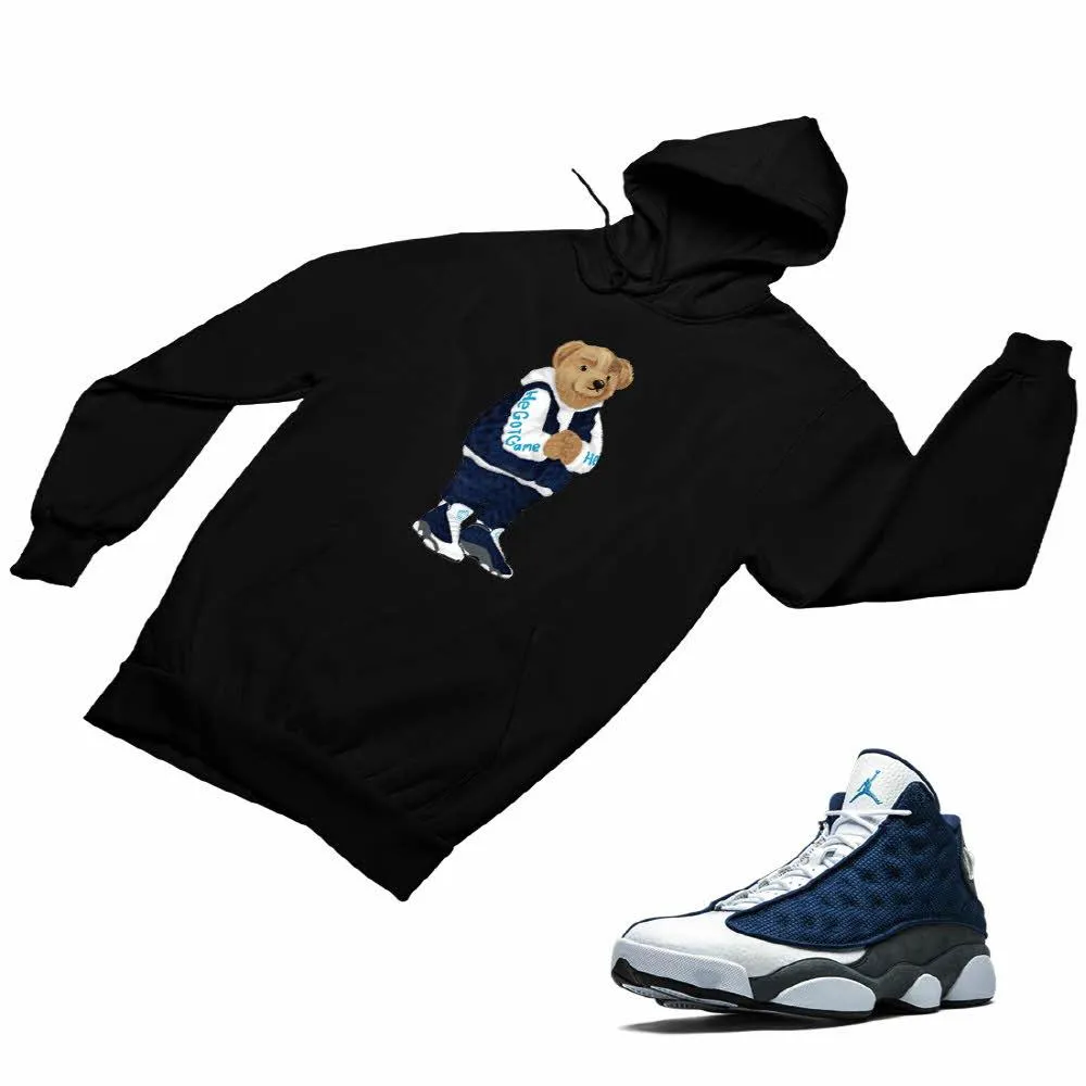 Jordan 13 flint grey Matching Custom Designed Hoodies JD 13-18-18