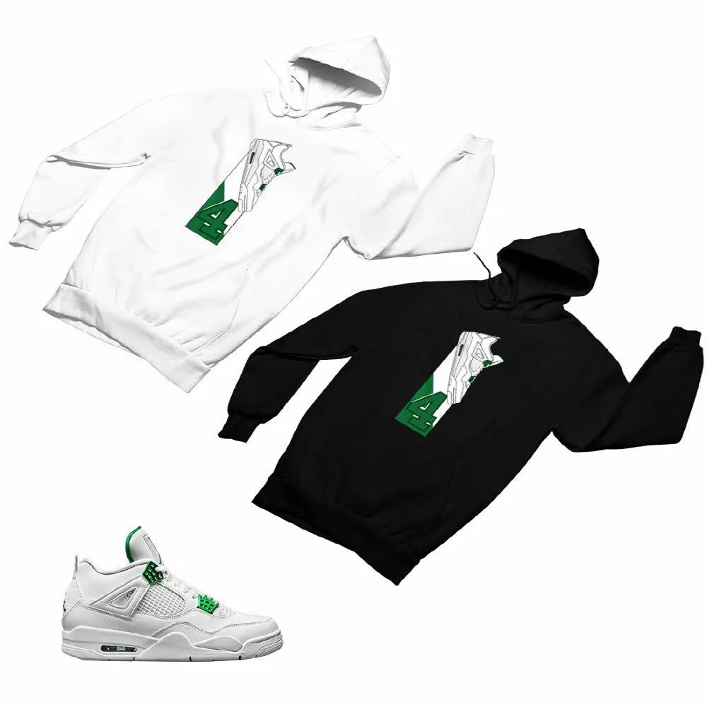 Jordan 4 Green Matching Custom Designed Hoodies JD 4-23-41