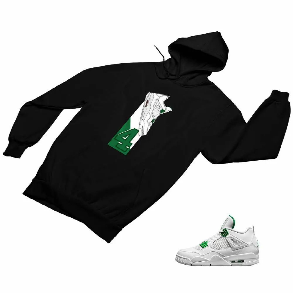 Jordan 4 Green Matching Custom Designed Hoodies JD 4-23-41