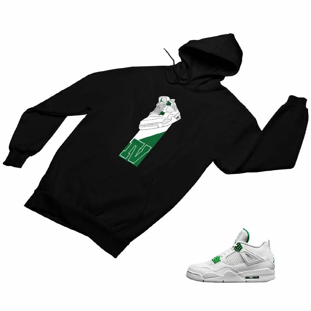 Jordan 4 Green Matching Custom Designed Hoodies JD 4-23-43