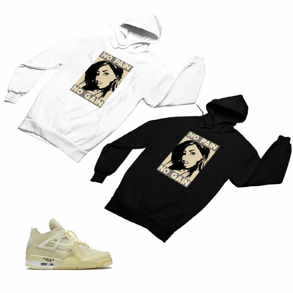 Jordan 4 Sail Matching Custom Designed Hoodies JD 4-24-10