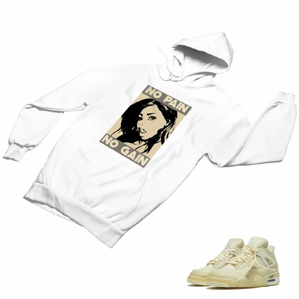 Jordan 4 Sail Matching Custom Designed Hoodies JD 4-24-10