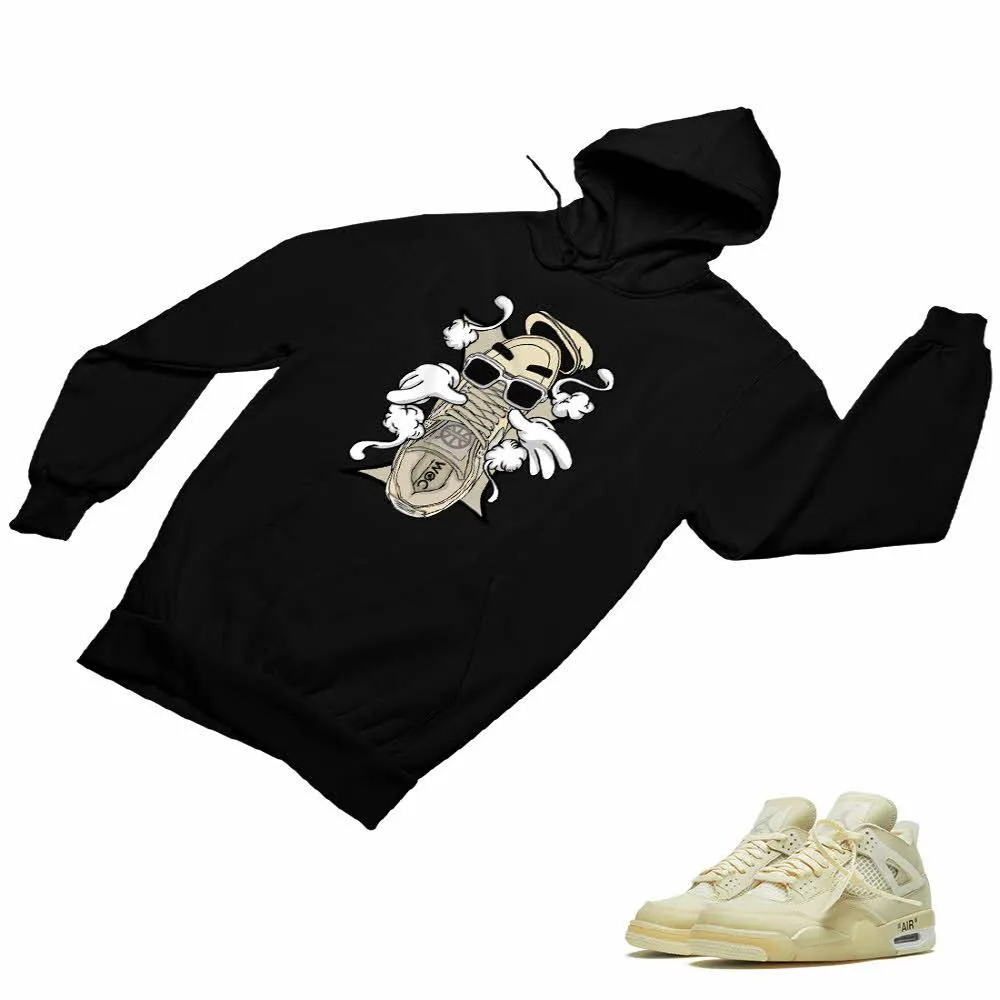 Jordan 4 Sail Matching Custom Designed Hoodies JD 4-24-1