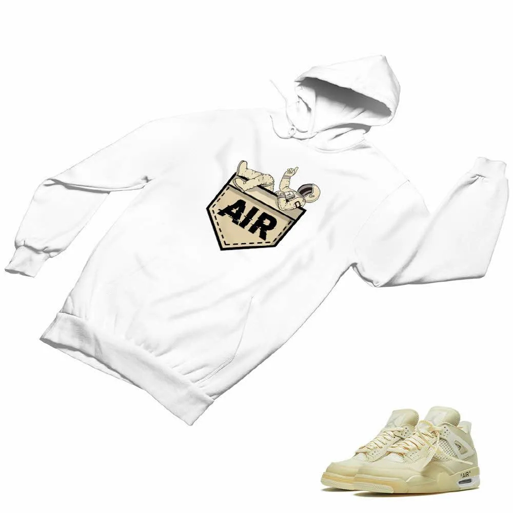 Jordan 4 Sail Matching Custom Designed Hoodies JD 4-24-22