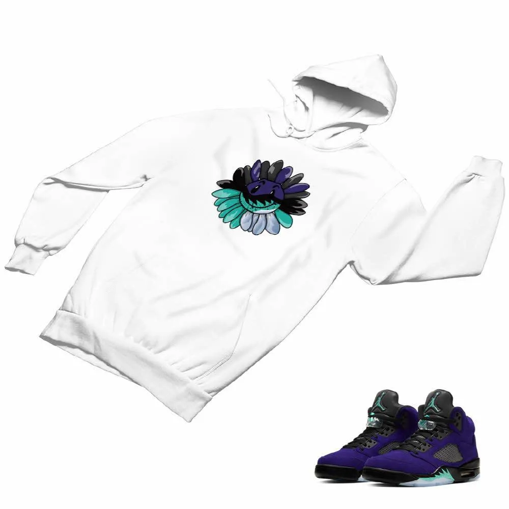 Jordan 5 Alternate Grape Matching Custom Designed Hoodies JD 5-2-8-1