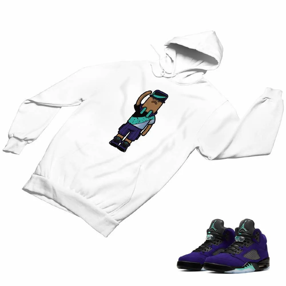 Jordan 5 Alternate Grape Matching Custom Designed Hoodies JD 5-2-8-8