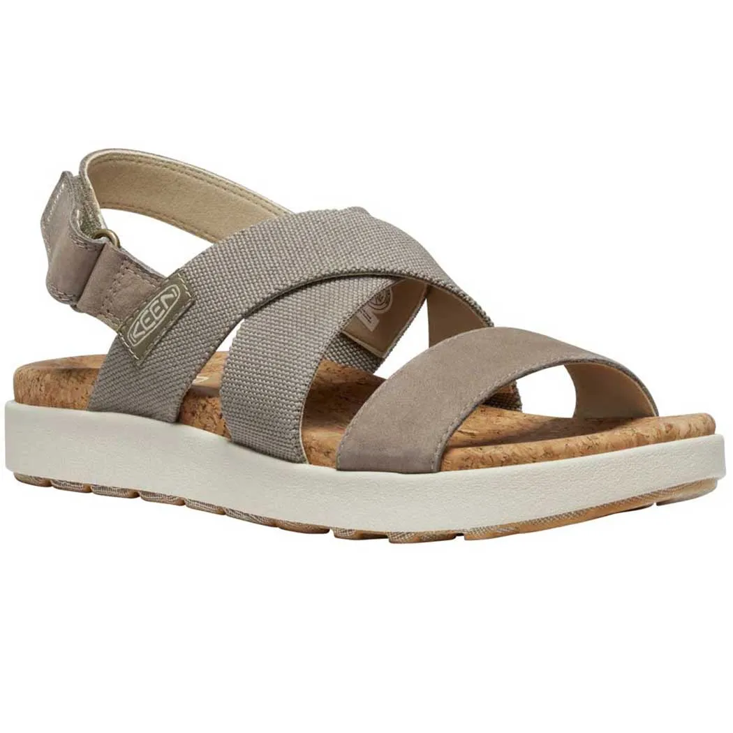 Keen Elle Criss Cross Sandal Bindle/ Birch (Women's)