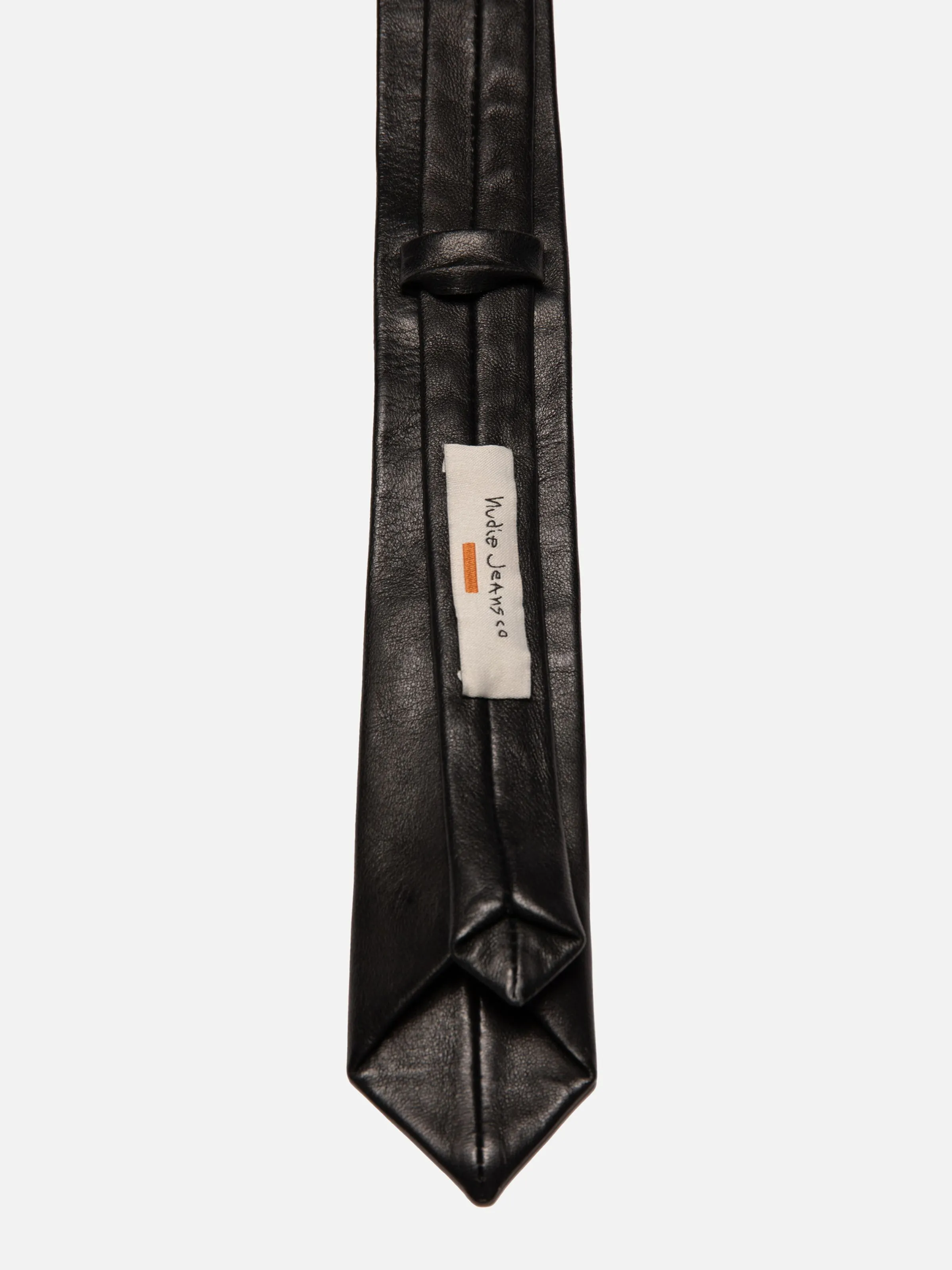 Leather Tie Black