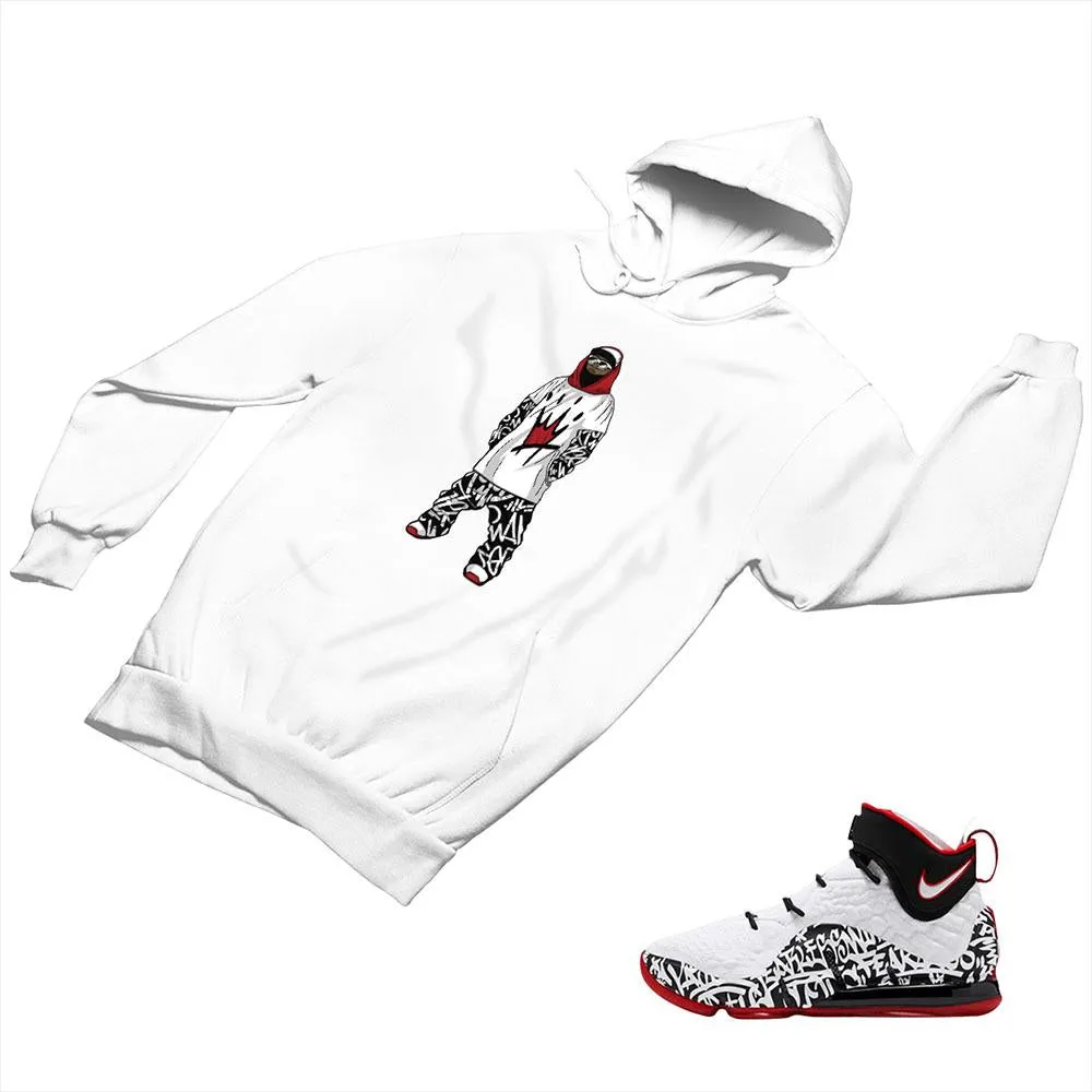 LeBron 17 Graffiti Matching Custom Designed Hoodies NLB17 1-4-1