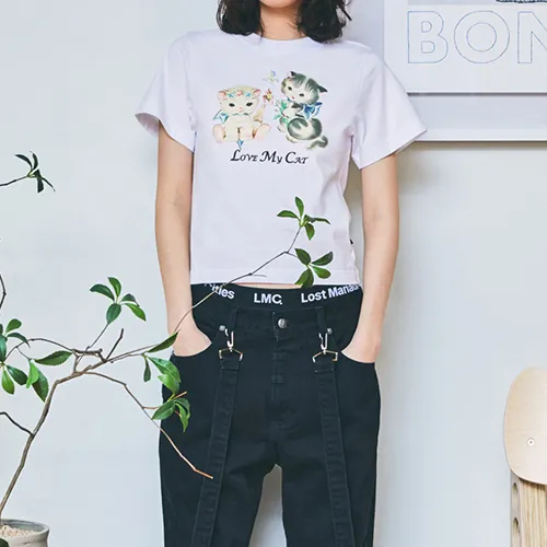 LMC  |Unisex Street Style Short Sleeves Logo T-Shirts