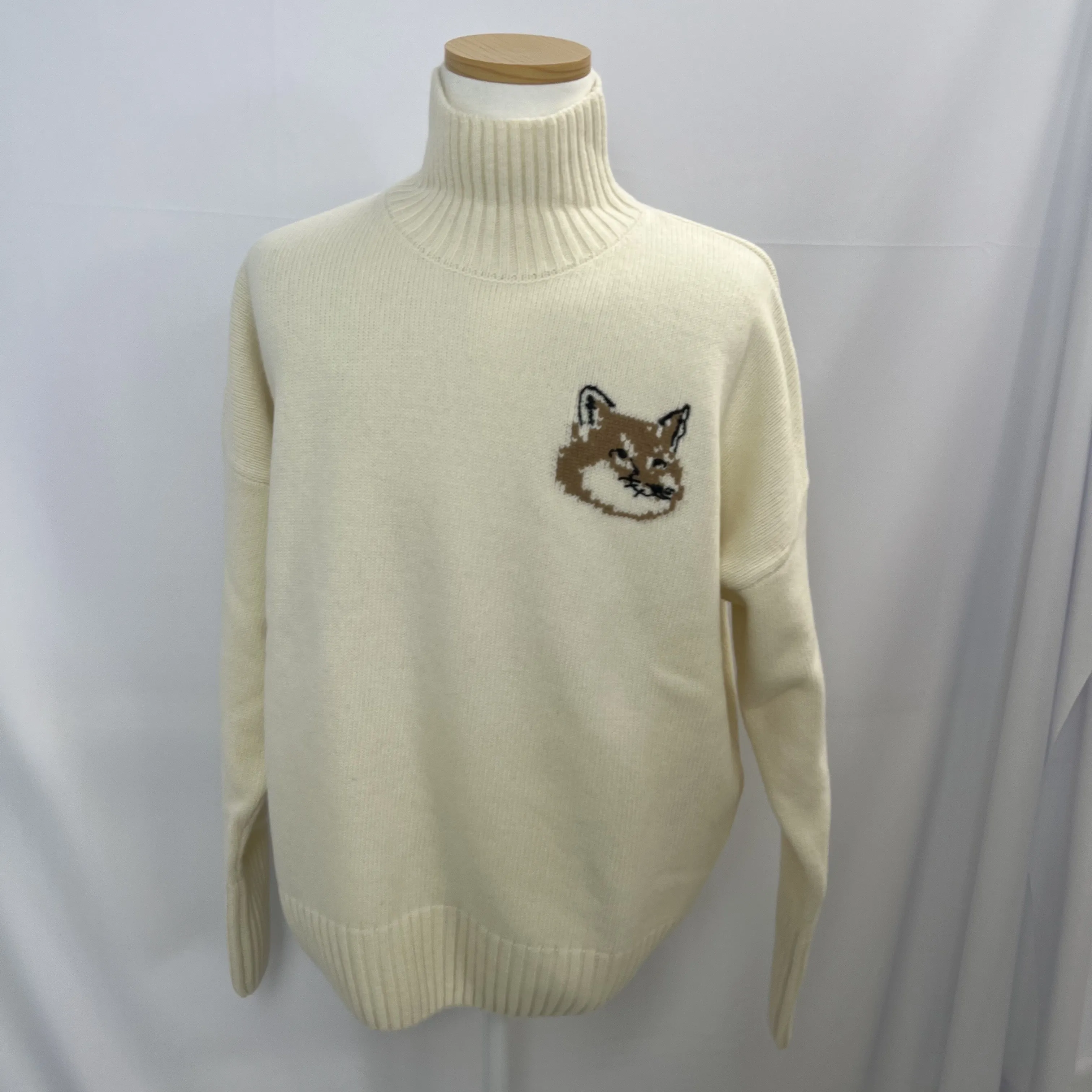 MAISON KITSUNE  |Unisex Street Style Logo Designers Sweaters