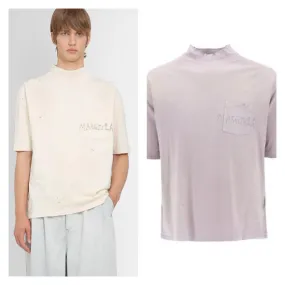 Maison Margiela  |Cotton Short Sleeves Logo Designers T-Shirts