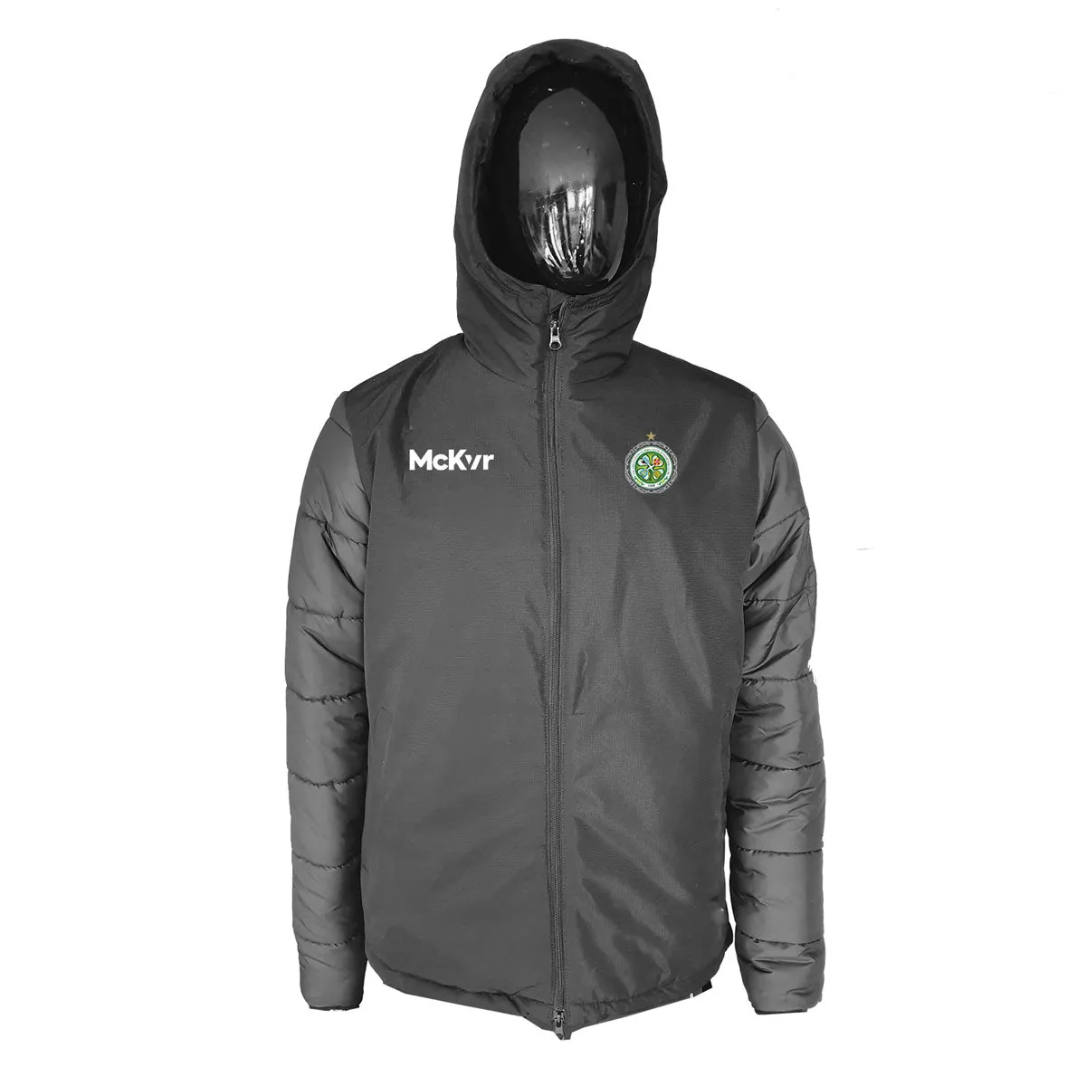 Mc Keever The Association of Irish Celtic Supporters Clubs Core 22 Stadium Jacket - Adult - Black