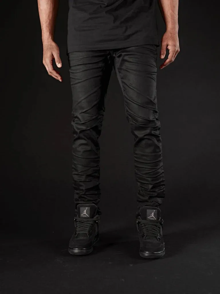 Men JORDAN CRAIG Wrinkle Polished Denim