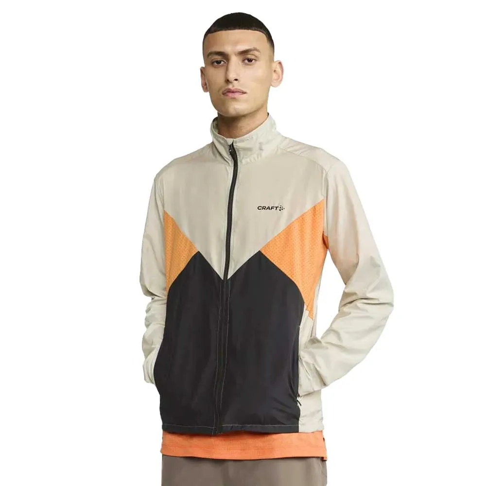 Men's Adv Essence Wind Jacket - Plaster/Slate