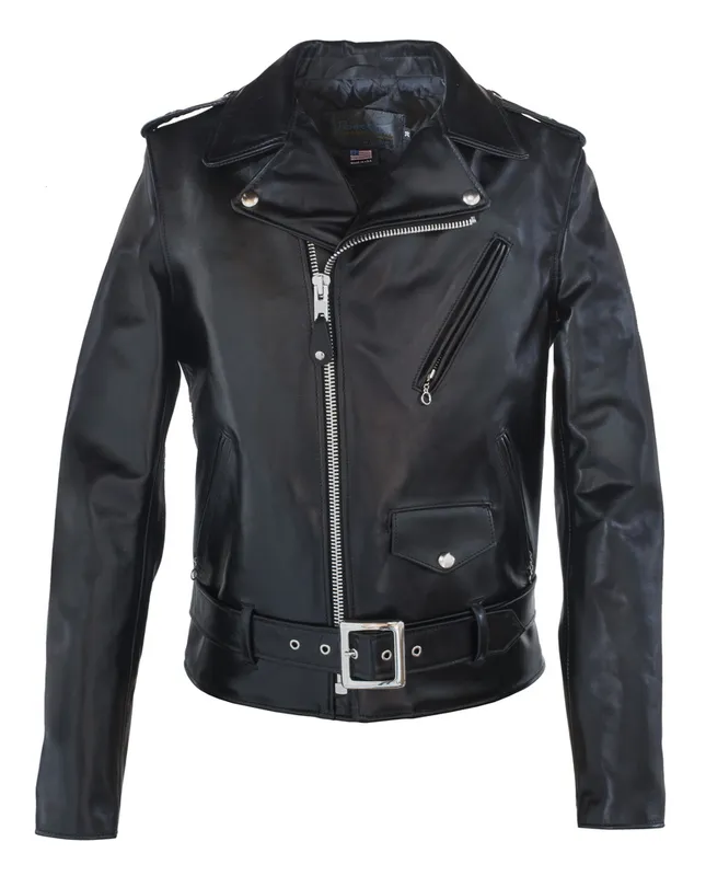 Men's Leather Motorcycle Jacket 613SH