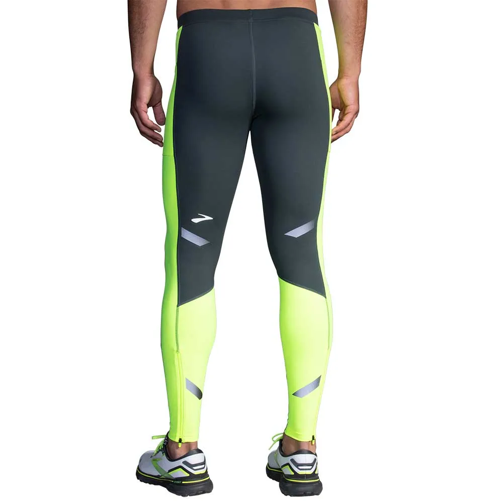 Men's Run Visible Thermal Tight - Asphalt/Nightlife