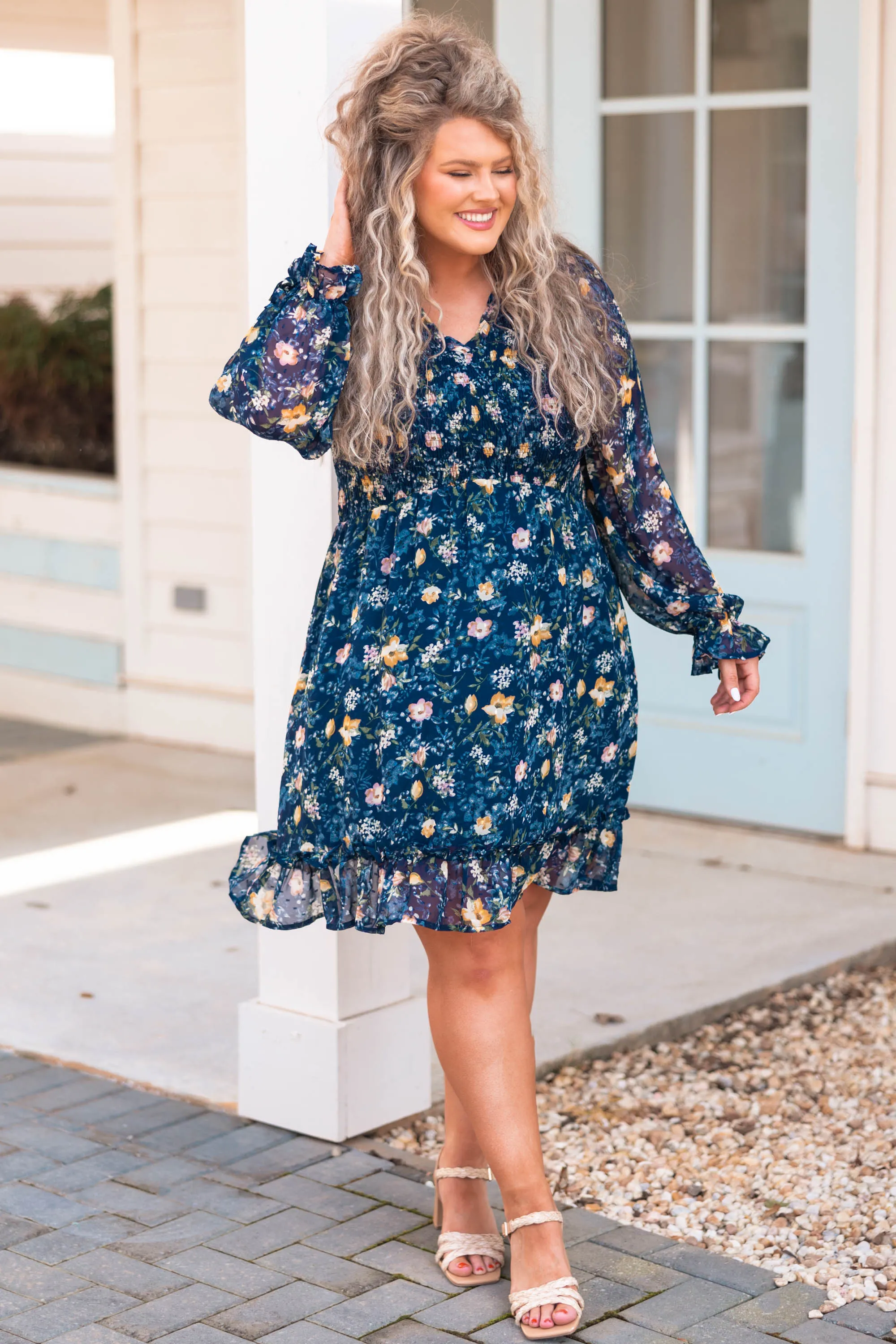 Midnight Train To Georgia Dress, Navy