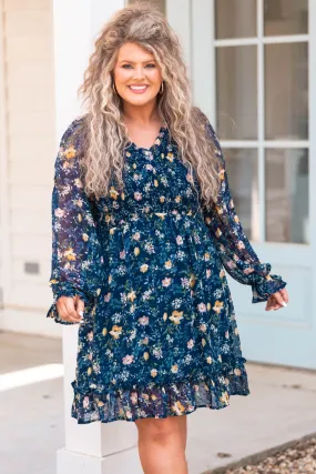 Midnight Train To Georgia Dress, Navy