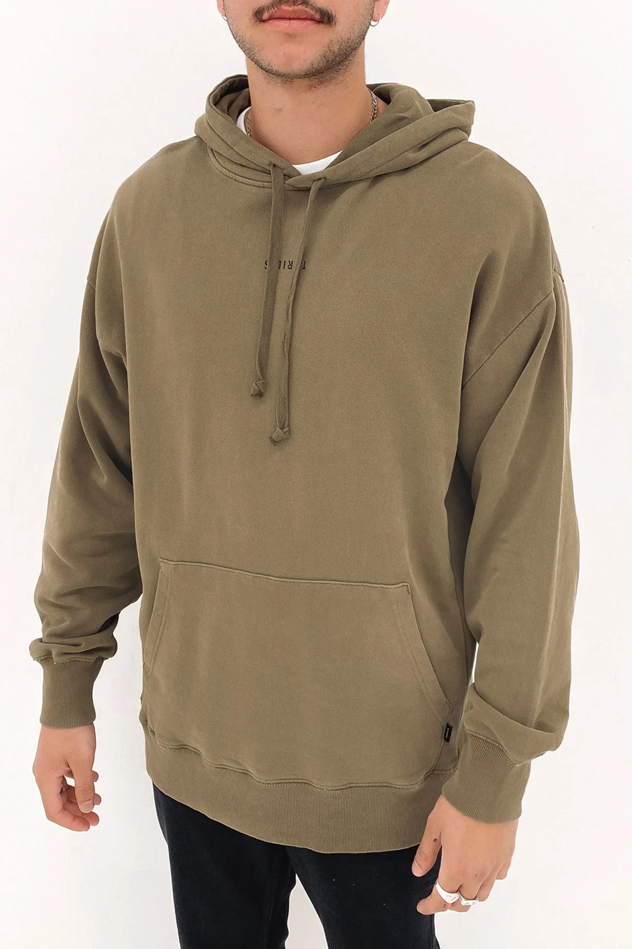 Minimal Thrills Slouch Pull On Hood Dune