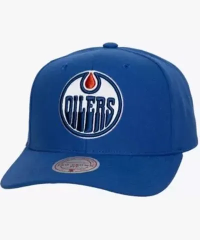 Mitchell & Ness Men's NHL Edmonton Oilers Core Team Ground Pro Adjustable Hat