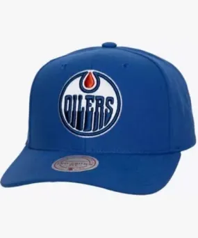 Mitchell & Ness Men's NHL Edmonton Oilers Core Team Ground Pro Adjustable Hat