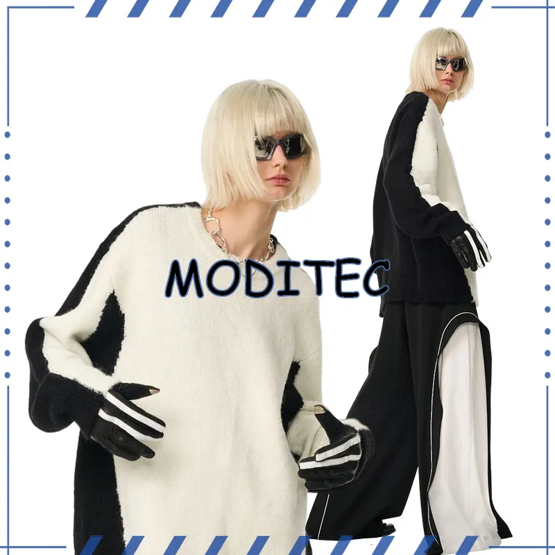 MODITEC  |Unisex Street Style Oversized Sweaters