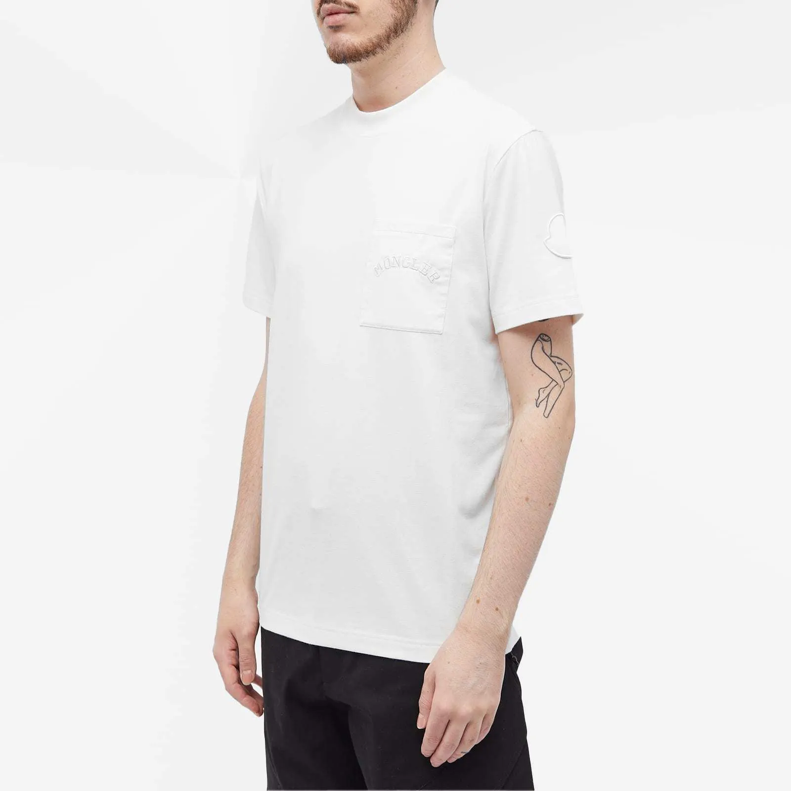 MONCLER  |Plain Logo T-Shirts