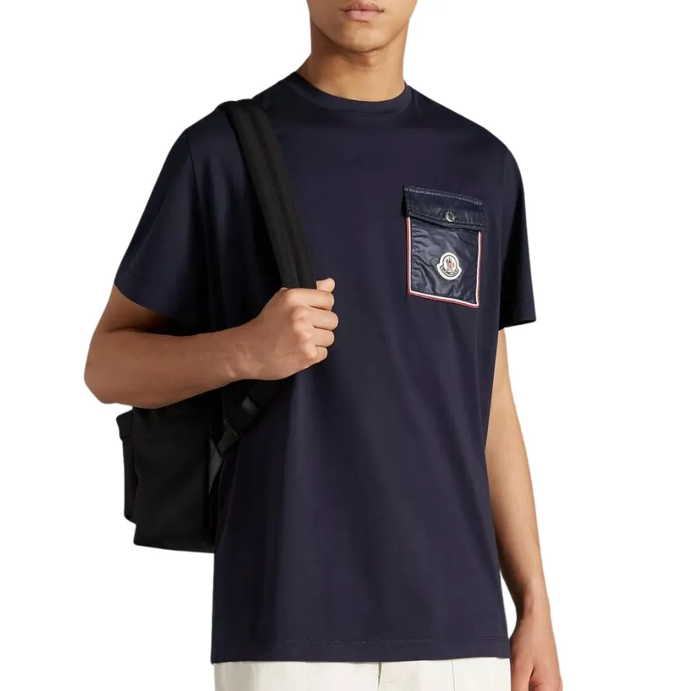 MONCLER  |Plain Short Sleeves Logo T-Shirts