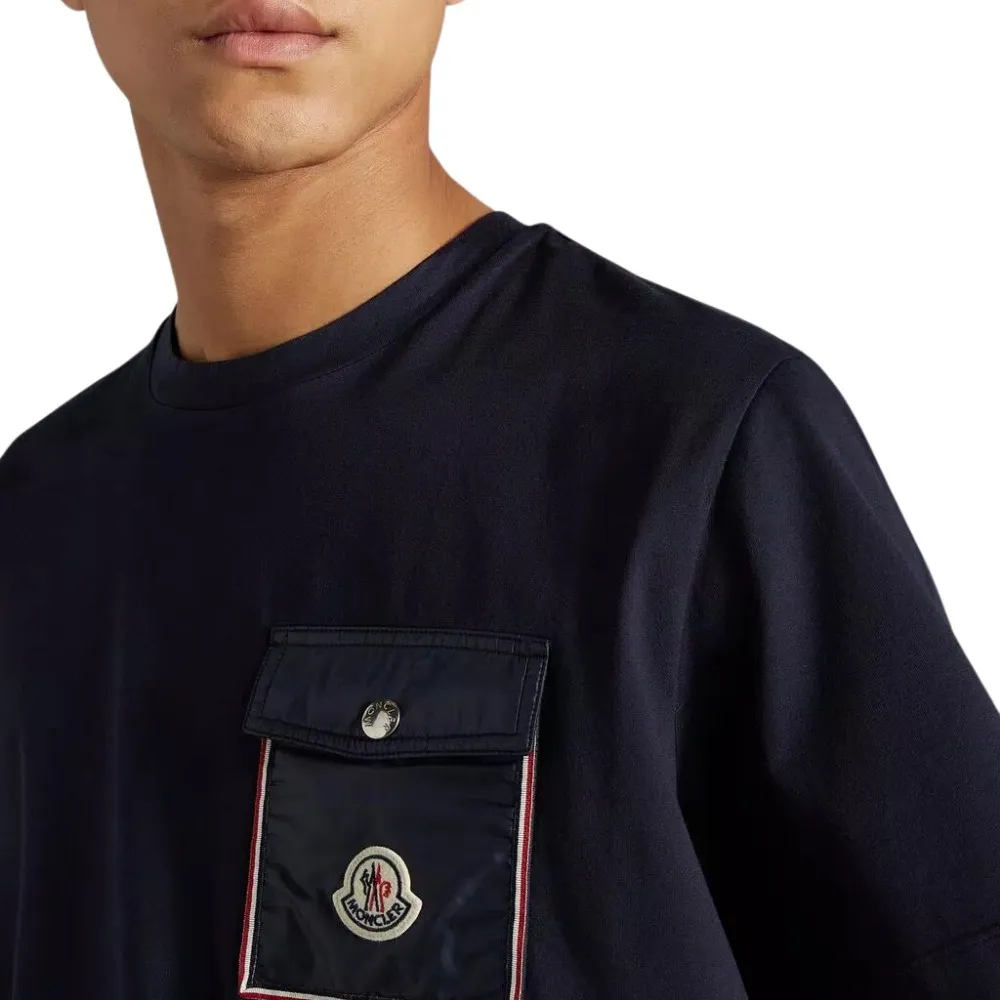 MONCLER  |Plain Short Sleeves Logo T-Shirts