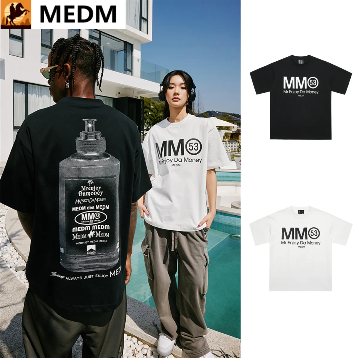 MR. ENJOY DA MONEY  |Unisex Street Style T-Shirts