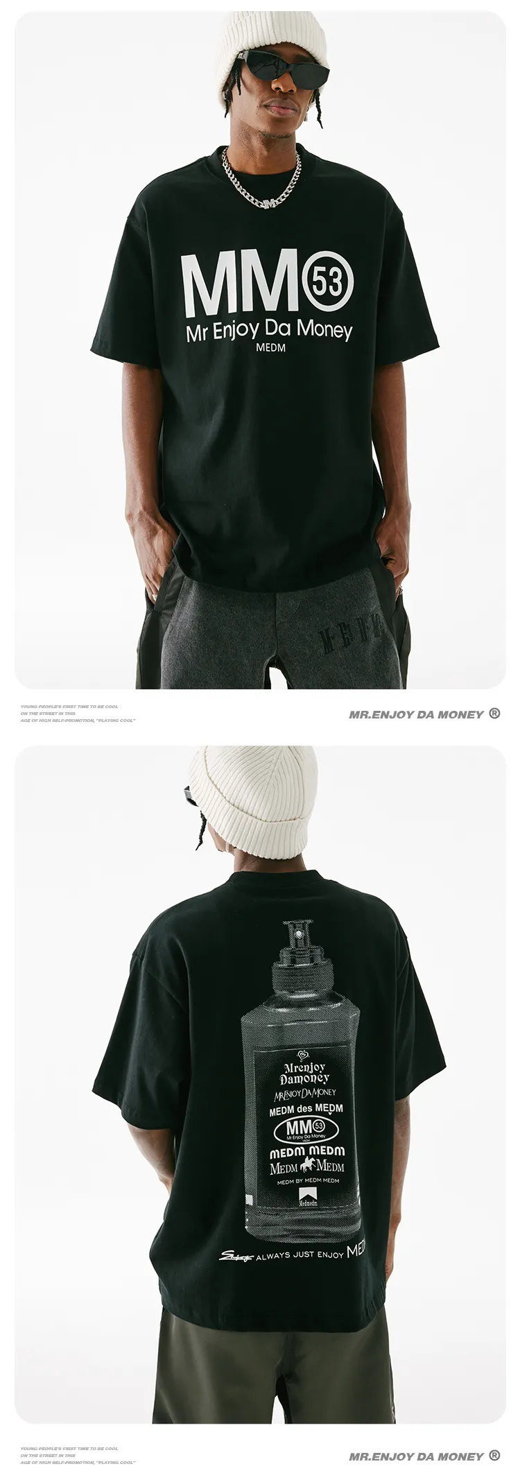 MR. ENJOY DA MONEY  |Unisex Street Style T-Shirts