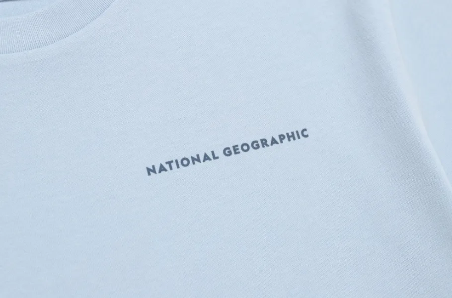 NATIONAL GEOGRAPHIC  |Unisex Street Style Short Sleeves Logo T-Shirts