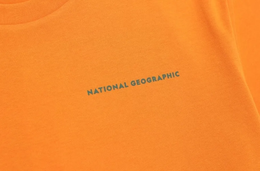 NATIONAL GEOGRAPHIC  |Unisex Street Style Short Sleeves Logo T-Shirts