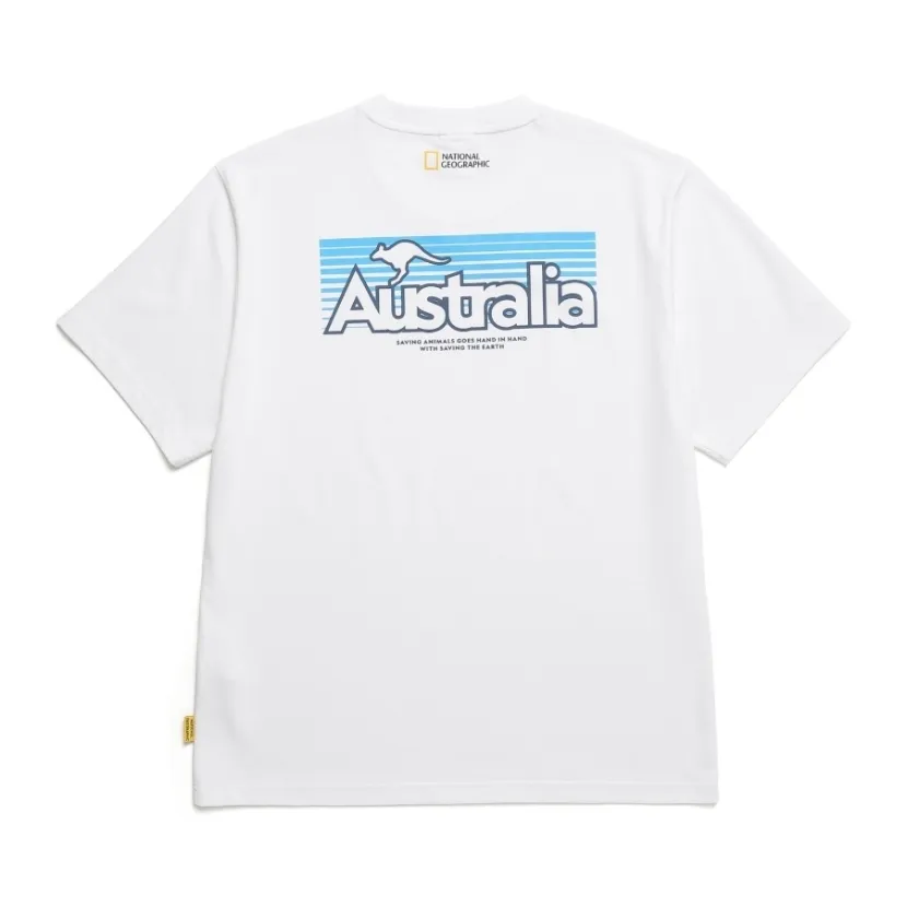 NATIONAL GEOGRAPHIC  |Unisex Street Style Short Sleeves Logo T-Shirts