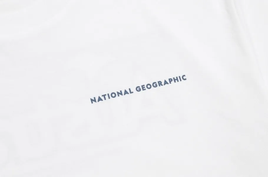 NATIONAL GEOGRAPHIC  |Unisex Street Style Short Sleeves Logo T-Shirts