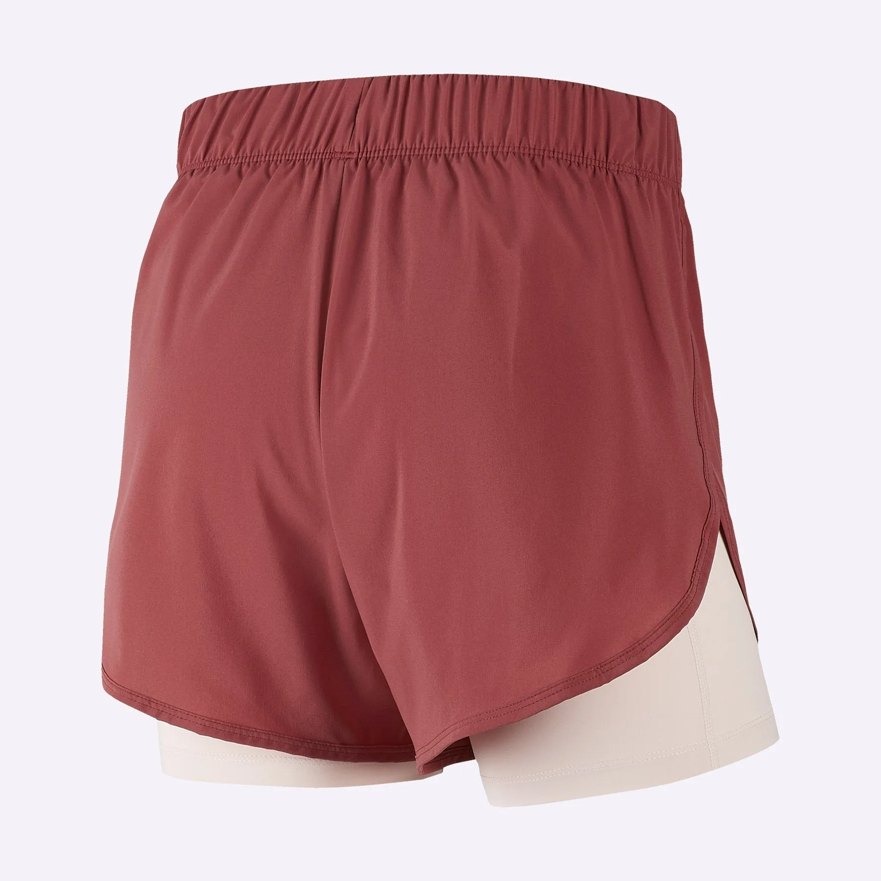 Nike - Flex Women's 2-in-1 Training Shorts - Cedar/Echo Pink/Black