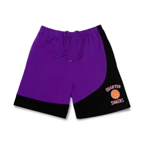 Quartersnacks House Shorts Black/Purple